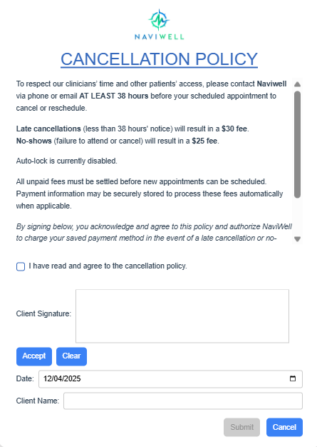 NaviWell Screenshot 2