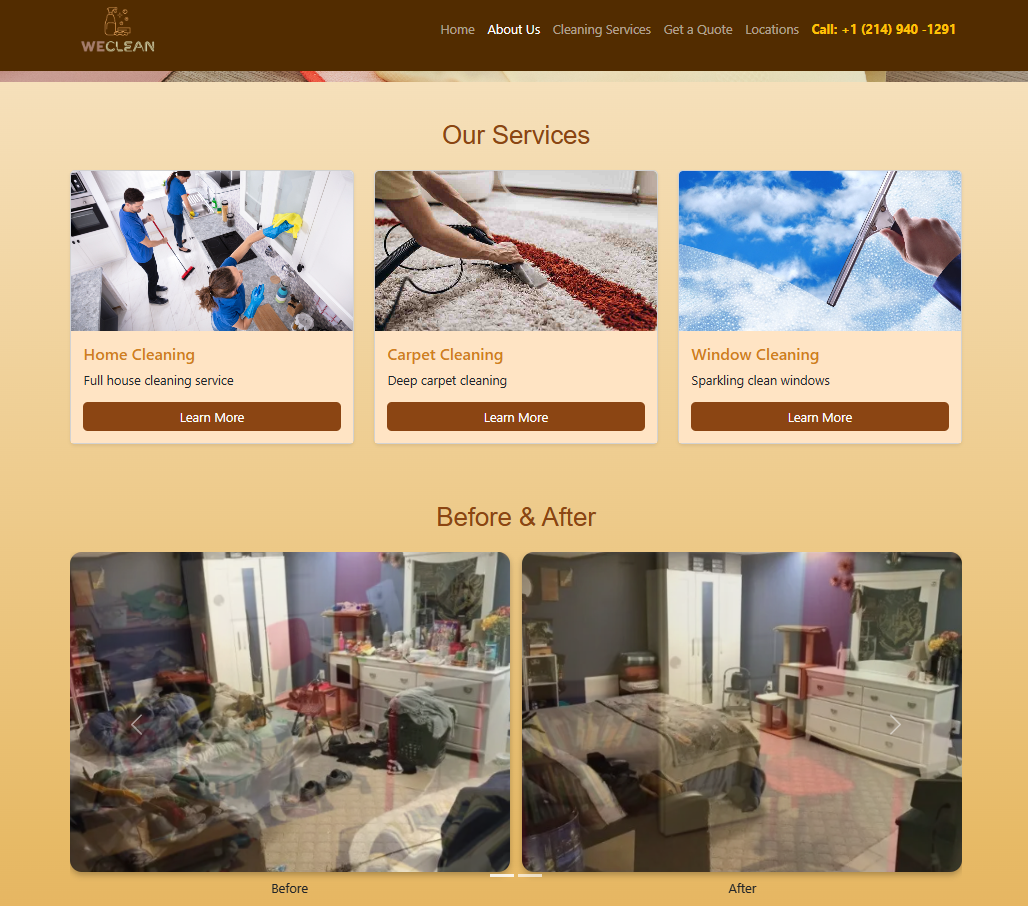 WeClean Screenshot 2